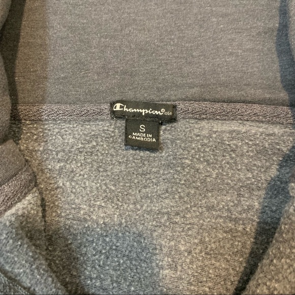 Champion Grey Full Zip Sweater - Picture 3 of 9